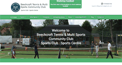 Desktop Screenshot of beechcrofttennisclub.co.uk